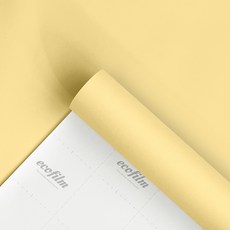 에코필름 에어프리 접착식 무광 인테리어 필름, 15. 버터 SC20