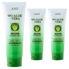 JNC NATURAL COSMETICS 98%優質蘆薈超級凝膠, 240ml, 3條