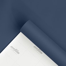 에코필름 에어프리 인테리어 접착식 무광 시트 필름지, 블루네이비 SC10