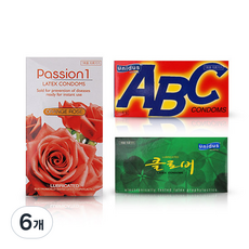 유니더스 실속패키지04 콘돔 세트, 30개입, 6개