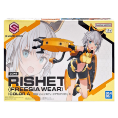 BANDAI 30MS 組裝少女輕作戰 莉薛塔 小蒼蘭裝 顏色A 5067433, 1入