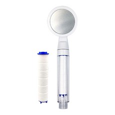 動手族 柔細過濾蓮蓬頭組 造型輕巧 手感紮實 過濾雜質 節能省水, 白色, 1組