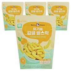 맛있는풍경 유기농 쌀스틱, 감귤, 30g, 4개