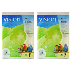 HAGEN vision 新視界 鳥籠清潔紙墊 80273 M號 2包, 2組