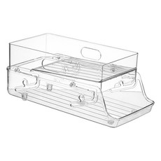 收納部屋 雙層飲料架, 透明色, 1個