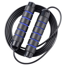 Ergoflex 防纏繞鋼絲跳繩, 藍色, 1個