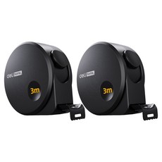 PnStore 高精度碳鋼防滑捲尺 16mm, 3m, 2個