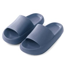 마켓플랜 통통 거실 실내화, 네이비, 1개