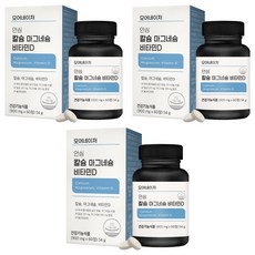 MORENATURE 鈣&鎂&維生素D補充錠, 60顆, 3罐