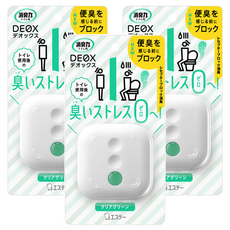 ST 雞仔牌 消臭力 DEOX 室內淨味除臭劑, 受體阻擋消臭方式, 廁所用, 清透綠, 6ml, 3個