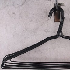 Codis 超薄新款洗衣店衣架, 黑色, 50個