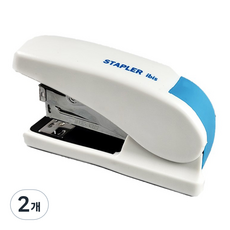 아이비스 쓰기 편한 스테플러 2 SP 12156, 화이트 + 블루, 2개