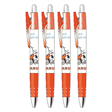 PILOT 百樂 芯動原子筆 - 花生漫畫史努比聯名款, 史奴比B, 4支