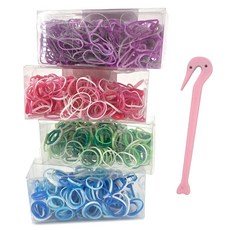 CONTIKIDS 方形TPU髮圈4款 + 鉤剪套組