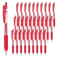 ZEBRA 斑馬牌 SARASA CLIP 中性筆 JJB15 0.7mm, 紅色, 30個