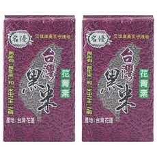 名優 花東黑糯糙米, 600g, 2包