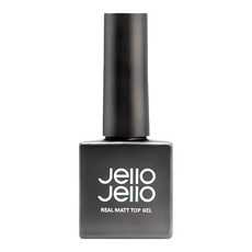 Jello Jello Real Matt Top Gel 霧面凝膠, 透明, 10ml, 1瓶