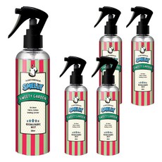 Smelly 室內與織物芳香噴霧, 250ml, 5個, 甜蜜花園