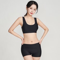 cielstory 無痕貼身無鋼圈運動內衣 + 無痕四角內褲套組