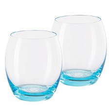 Versace Medusa Lumiere 青色威士忌酒杯, 2個