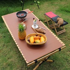 픽샵커머스 라이프스윗 캠핑 여행 가죽 심플 식탁보, B타입