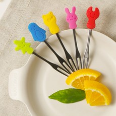 Nineware Friends甜點叉 5件組, 混色, 5組