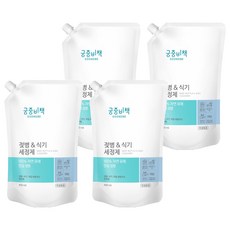 皇家秘書處嬰兒奶瓶和洗碗機蓋補充裝, 4個, 400ml