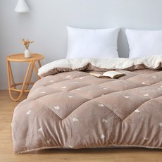 comet 羊毛觸感雙面超細纖維棉被, 小花