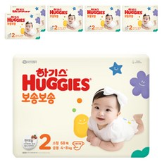 하기스 NEW 보송보송 밴드형 기저귀 공용, 2단계, 408매