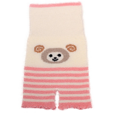 高腰肚圍褲 兒童款, 條紋粉小羊