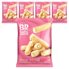 baskiN robbiNs 牛奶夾心捲, 5包, 150g