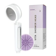 Kosina Vita普通過濾器內置淋浴噴頭麝香香味, 1個, 白色