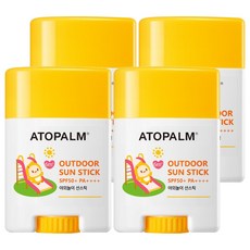 ATOPALM 愛多康 兒童戶外玩耍防曬棒 SPF50+ PA++++, 21g, 4個