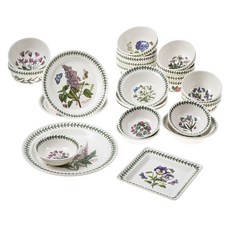 PORTmeIRION 波特玫琳恩 植物園 6 人晚餐餐具組 24 件 24p, 24種餐具, A