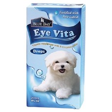 BLUE BAY 倍力 亮眼淚腺口服液 高濃縮游離型葉黃素 犬貓適用, 改善淚液/眼睛健康, 30ml, 1入, 1瓶