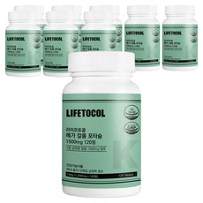 라이프토콜 메가 칼륨 포타슘 1500mg, 120정, 9개