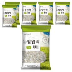 대구농산 건강한밥상 국산 찰압맥, 2kg, 6개
