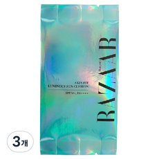 Harper's BAZAAR 哈潑時尚 肌膚貼合光澤防曬氣墊補充 SPF50+ PA++++, 3個, 15g