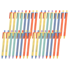 iconic 泡泡凝膠筆 0.38mm 4種*2入組, 奶油黃, 復古薄荷, 靛藍, 柑橘, 4套