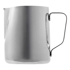 FANCY LIFE 不鏽鋼拉花杯 350ml, 銀色不鏽鋼, 1個