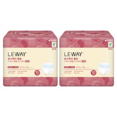 Mirae Well life Lewei 男女通用安心內褲型成人紙尿褲, 中型, 10入, 2個