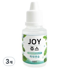 아로마조이 조이쥬스 슬라임 향료 30ml, 3개, 파워멘솔