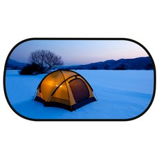 YUNCINE 寬版露營投影幕 CM60H 60吋, 單品