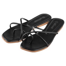 afinar 多綁帶夾腳拖鞋