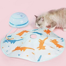 DING DONG PET 貓咪 Meow Cat 捉尾巴自動玩具, 藍色, 1個