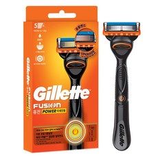 Gillette 吉列 Fusion Power 刮鬍刀手柄 + 刀片組, 1套