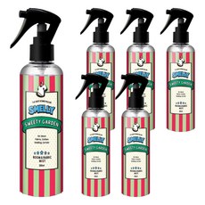 Smelly 室內與織物芳香噴霧, 250ml, 6個, 甜蜜花園