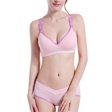 WBB 簡約素色哺乳內衣+內褲 WBO524