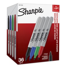 Sharpie 永久性麥克筆 4種 x 9支組, 混合顏色, 1套