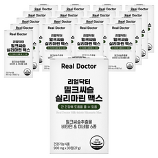 리얼닥터 밀크씨슬 실리마린 맥스 27g, 30정, 18박스